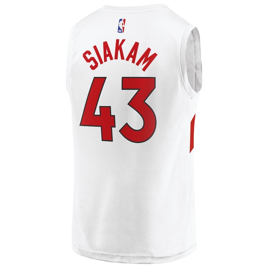 Men's Toronto Raptors Pascal Siakam White Jersey