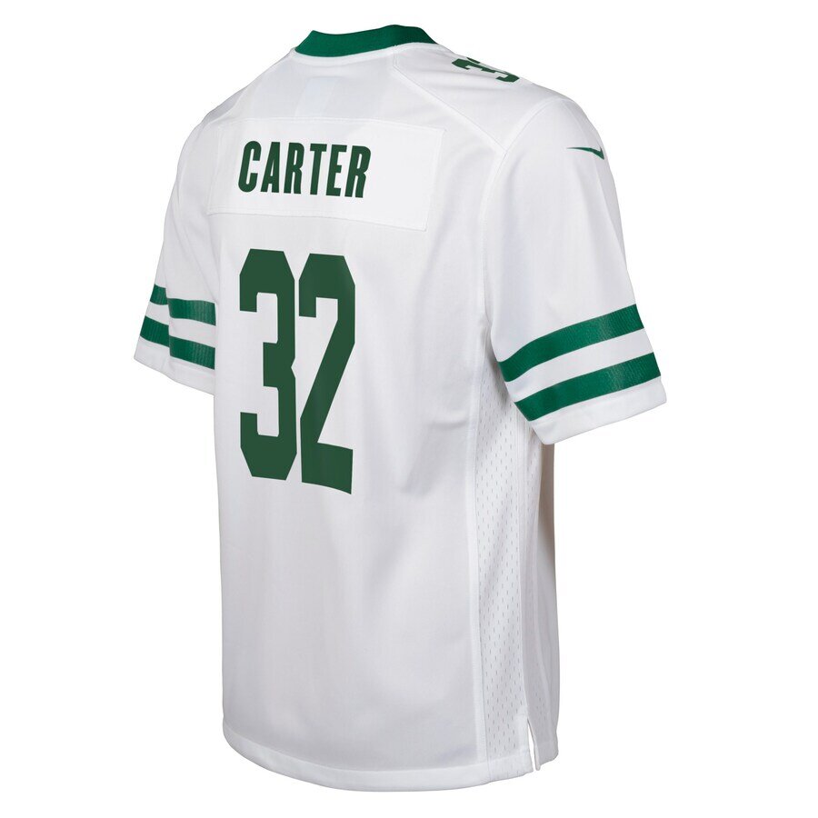 Men's New York Jets Michael Carter White Jersey.