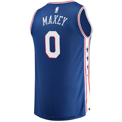 Men's Philadelphia 76ers Tyrese Maxey Royal Jersey