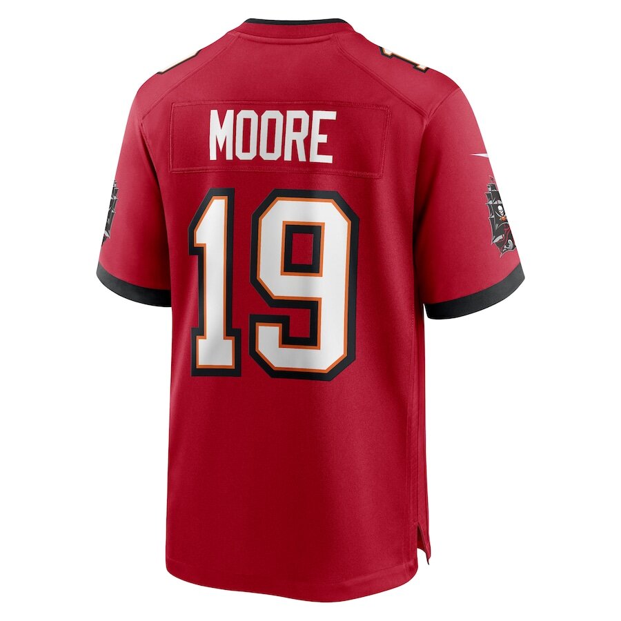 Men's Tampa Bay Buccaneers David Moore Red Jersey