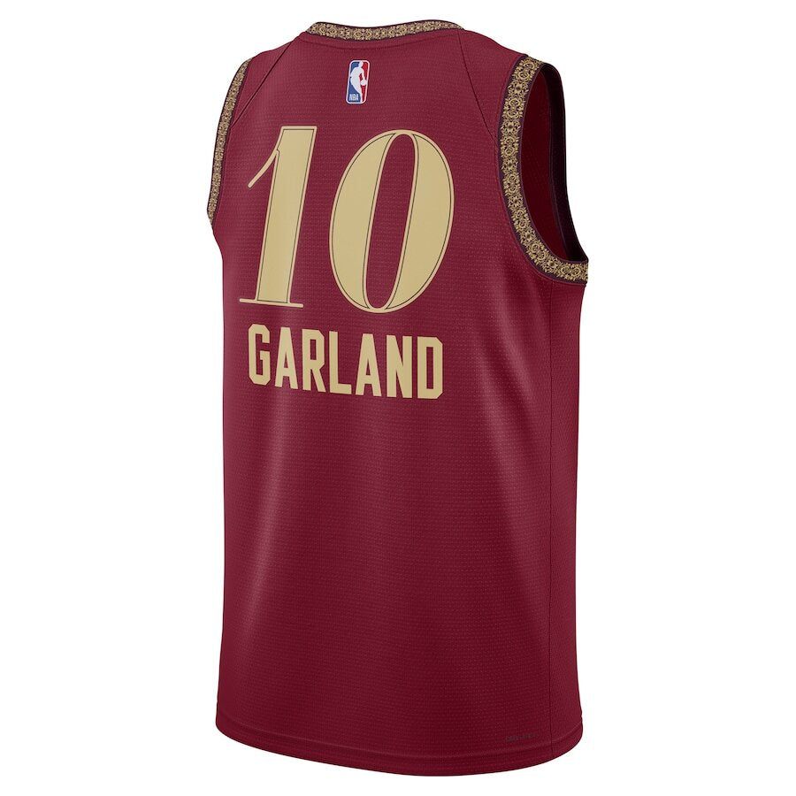 Men's Cleveland Cavaliers Darius Garland Wine Jersey