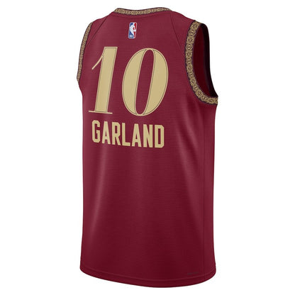 Men's Cleveland Cavaliers Darius Garland Wine Jersey