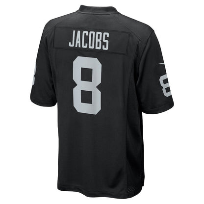 Men's Las Vegas Raiders Josh Jacobs Black Jersey