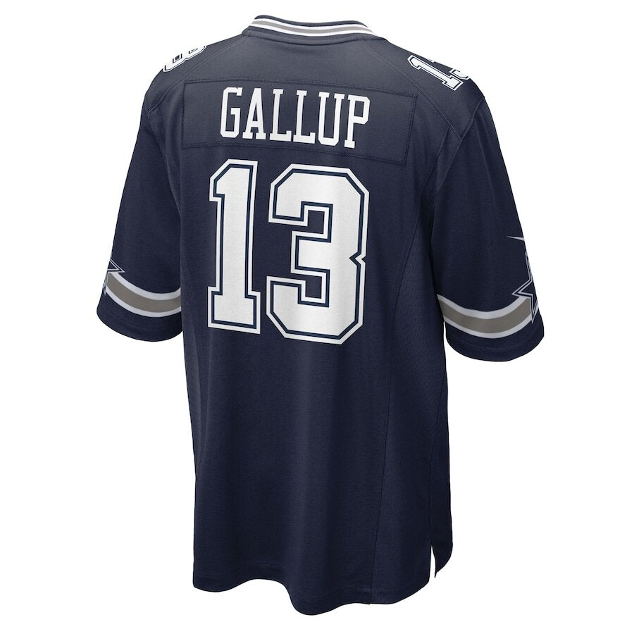 Men's Dallas Cowboys Michael Gallup Navy Jersey.