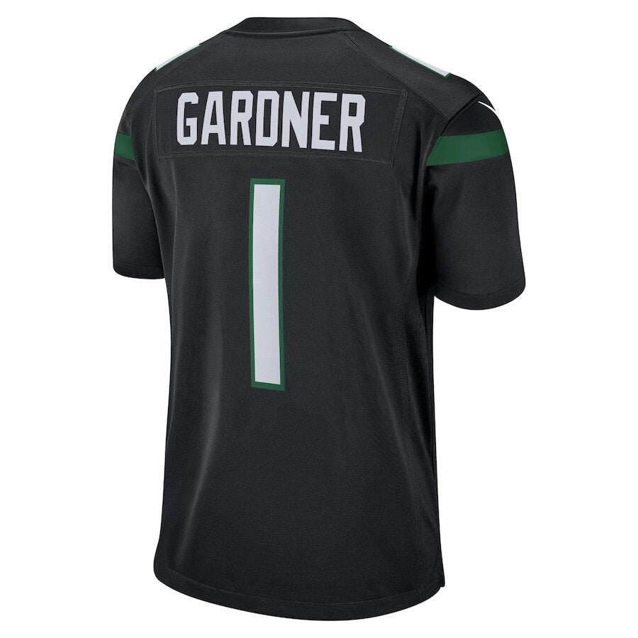 Men's New York Jets Ahmad Sauce Gardner Black Jersey