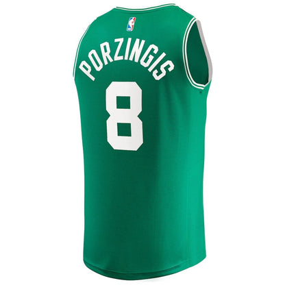 Men's Boston Celtics Kristaps Porzingis Green Jersey