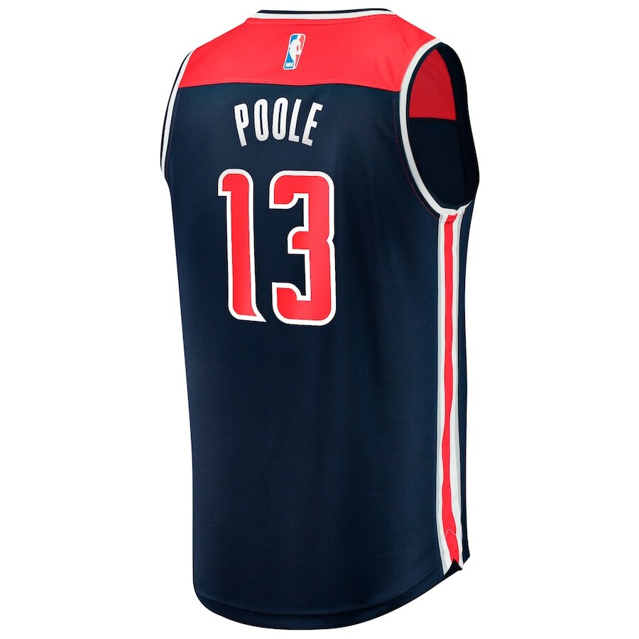 Men's Washington Wizards Jordan Poole Navy Jersey