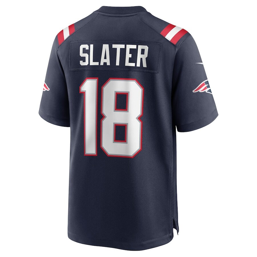 Men's New England Patriots Matthew Slater Navy Jersey