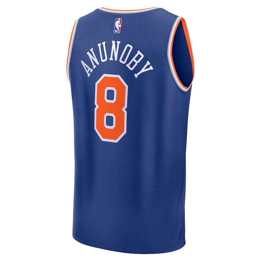 Men's New York Knicks OG Anunoby Royal Jersey