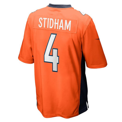 Men's Denver Broncos Jarrett Stidham Orange Jersey