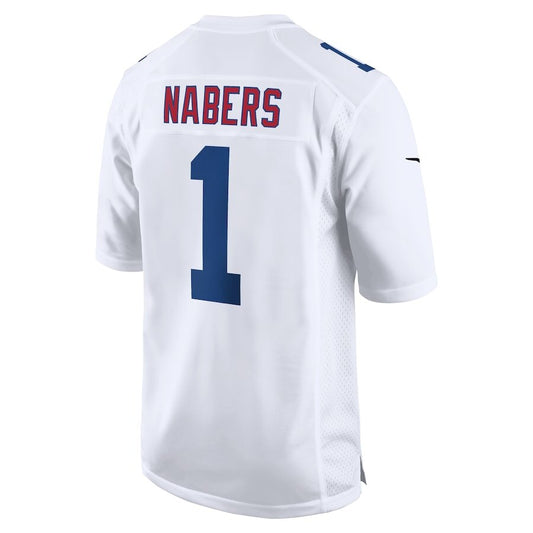 New York Giants Malik Nabers White Jersey