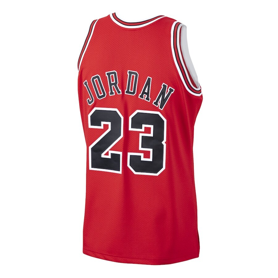 Chicago Bulls Michael Jordan Scarlet Jersey