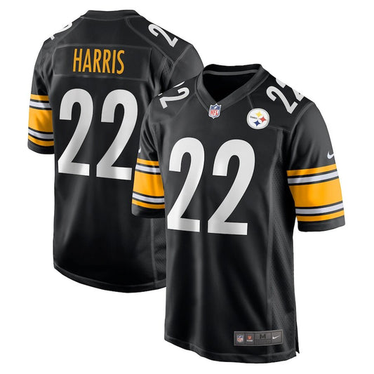 Men's Pittsburgh Steelers Najee Harris Black Jersey