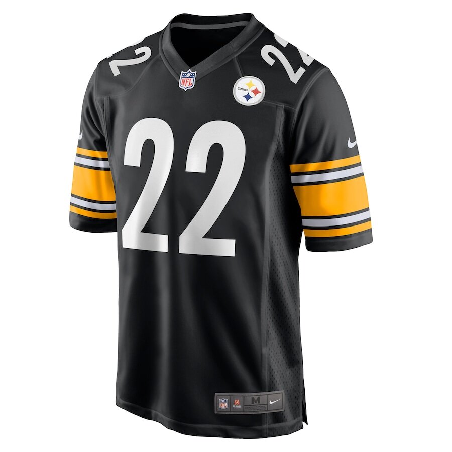 Men's Pittsburgh Steelers Najee Harris Black Jersey