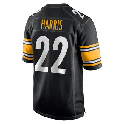 Men's Pittsburgh Steelers Najee Harris Black Jersey