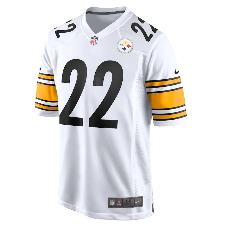 Men's Pittsburgh Steelers Najee Harris White Jersey