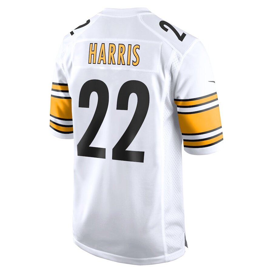 Men's Pittsburgh Steelers Najee Harris White Jersey