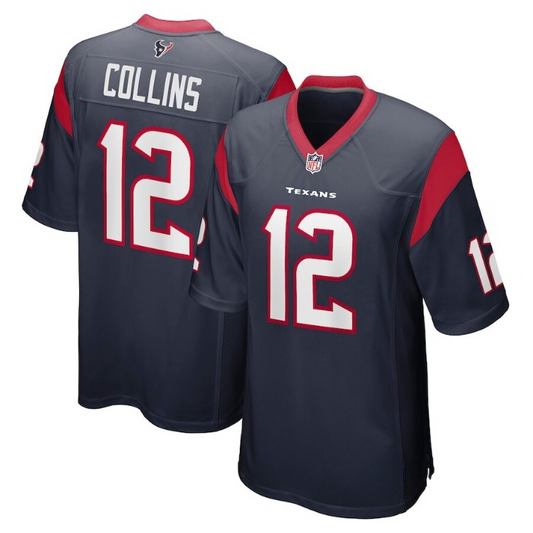 Youth Houston Texans Nico Collins Navy Jersey