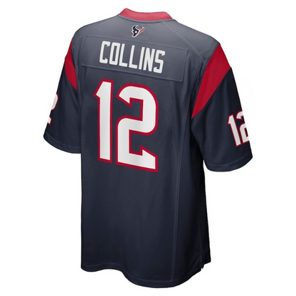 Youth Houston Texans Nico Collins Navy Jersey