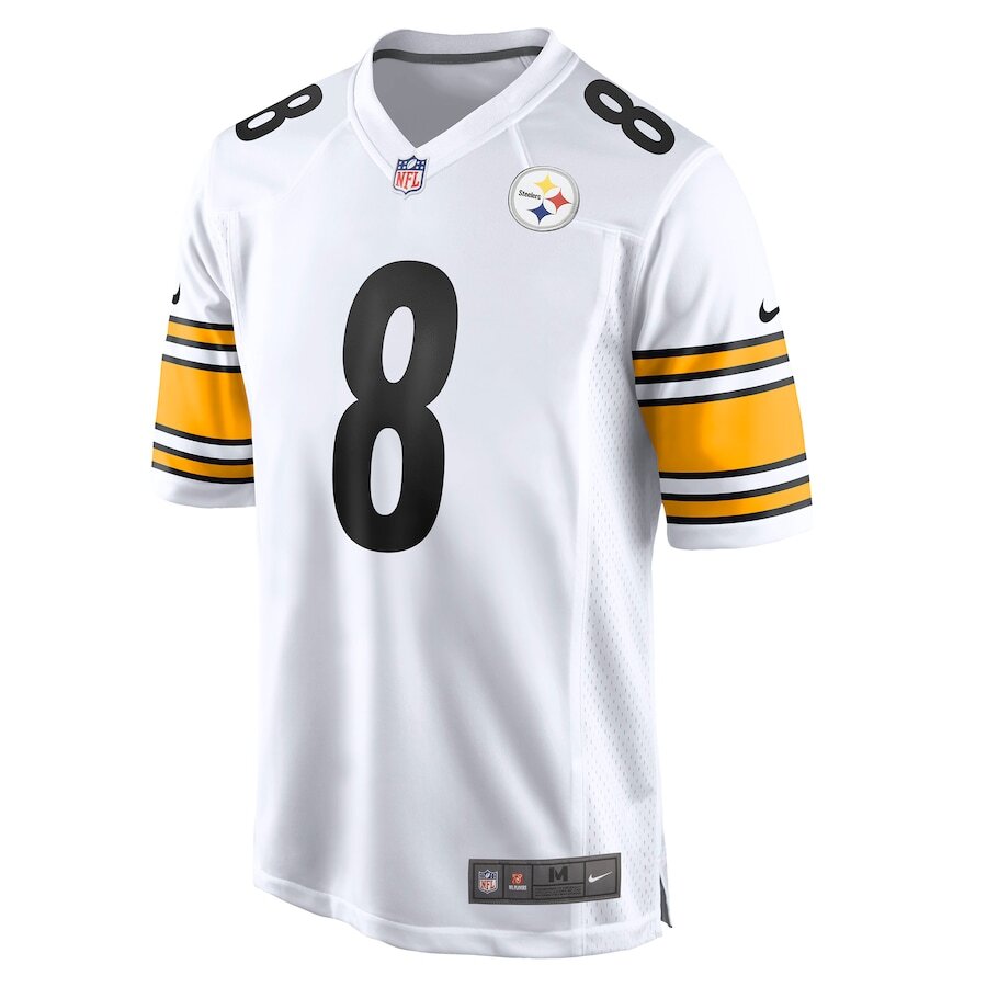 Youth Pittsburgh Steelers Kenny Pickett White Jersey