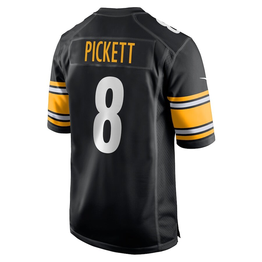 Men's Pittsburgh Steelers Kenny Pickett Black Jersey