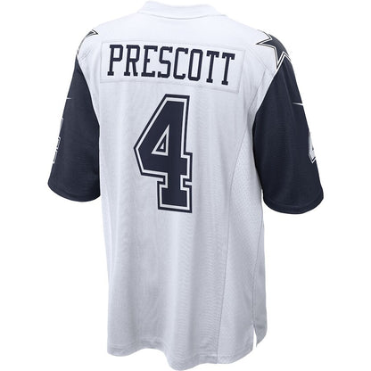 Men's Dallas Cowboys Dak Prescott White Alternate Jersey