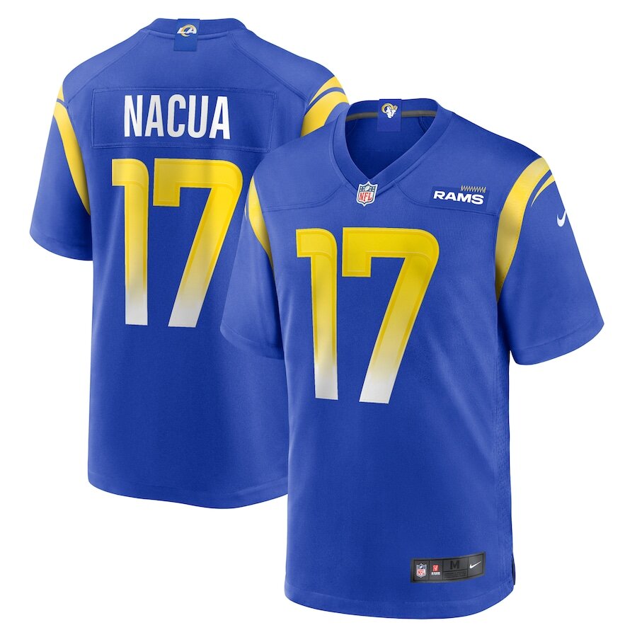 Men's Los Angeles Rams Puka Nacua Royal Jersey