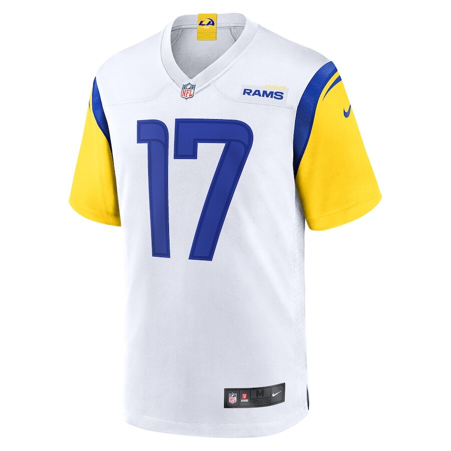 Men's Los Angeles Rams Puka Nacua White Jersey