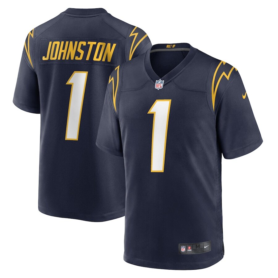 Youth Los Angeles Chargers Quentin Johnston Navy Jersey