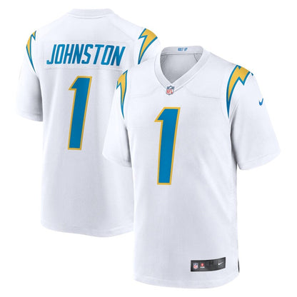 Men's Los Angeles Chargers Quentin Johnston White Jersey