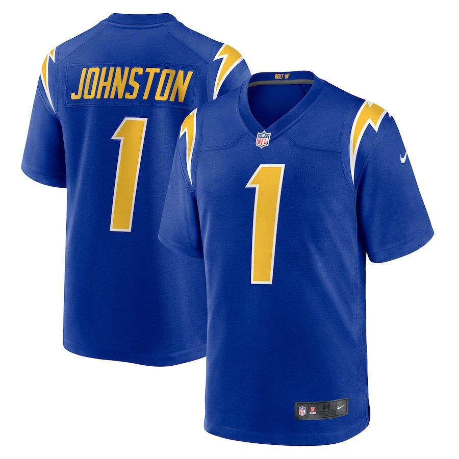 Men's Los Angeles Chargers Quentin Johnston Royal Jersey