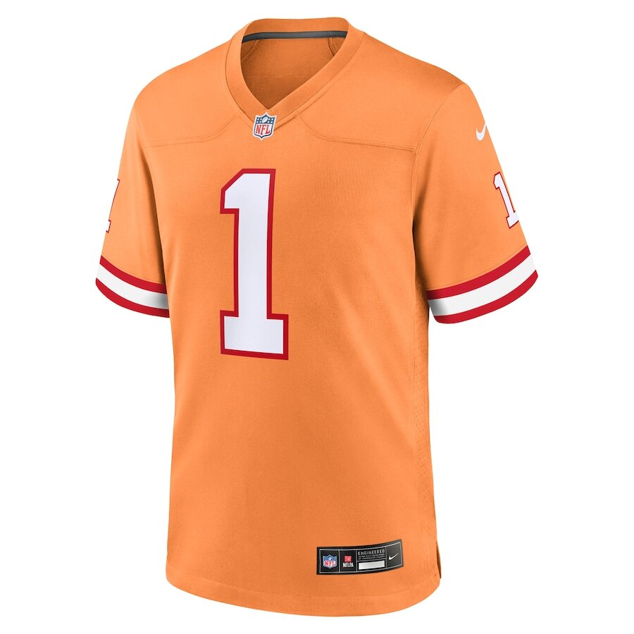 Men's Tampa Bay Buccaneers Rachaad White Orange Jersey