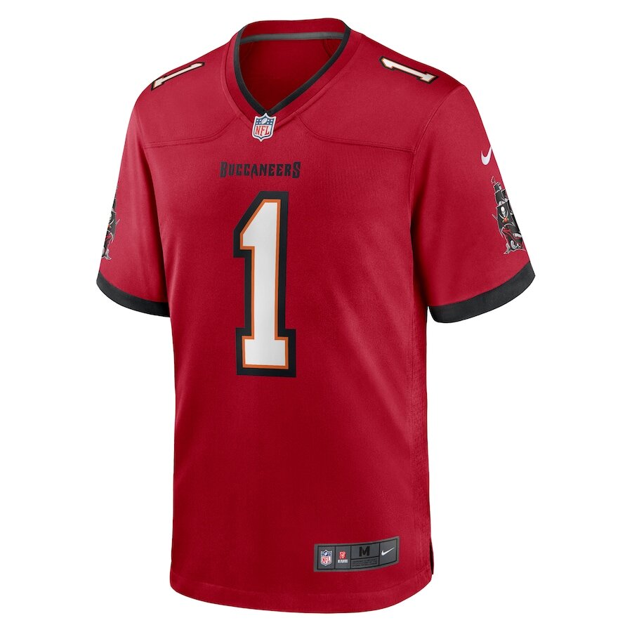 Youth Tampa Bay Buccaneers Rachaad White Red Jersey