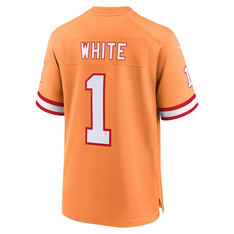 Men's Tampa Bay Buccaneers Rachaad White Orange Jersey