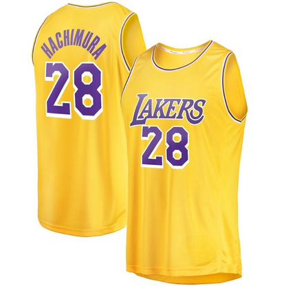 Men's Los Angeles Lakers Rui Hachimura Gold Jersey