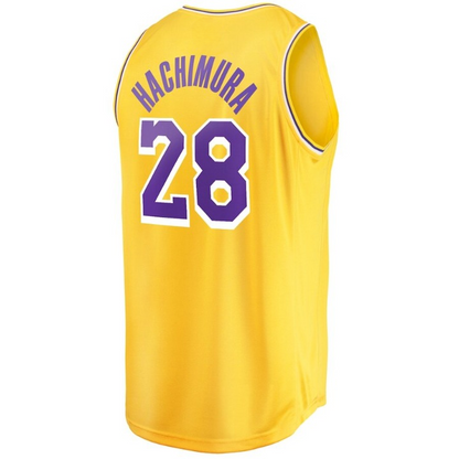 Men's Los Angeles Lakers Rui Hachimura Gold Jersey