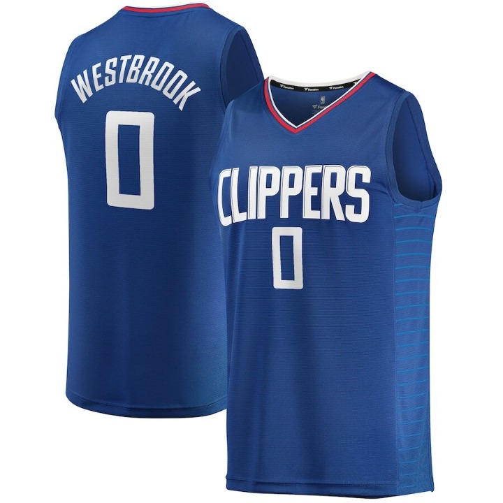 Men's LA Clippers Russell Westbrook Royal Jersey