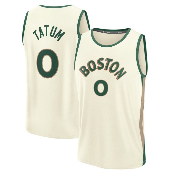 Men's Boston Celtics Jayson Tatum White Jersey