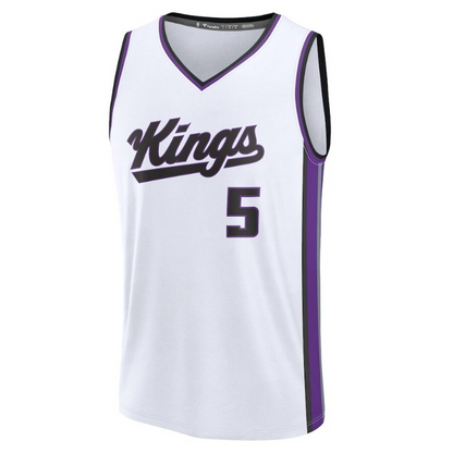 Men's Sacramento Kings De'Aaron Fox White Jersey