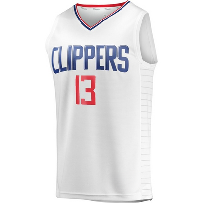 Men's LA Clippers Paul George White Jersey