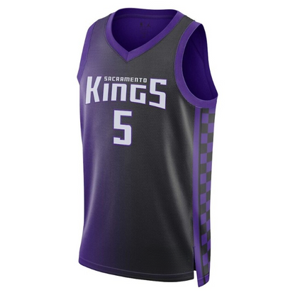 Men's Sacramento Kings De'Aaron Fox Purple Jersey