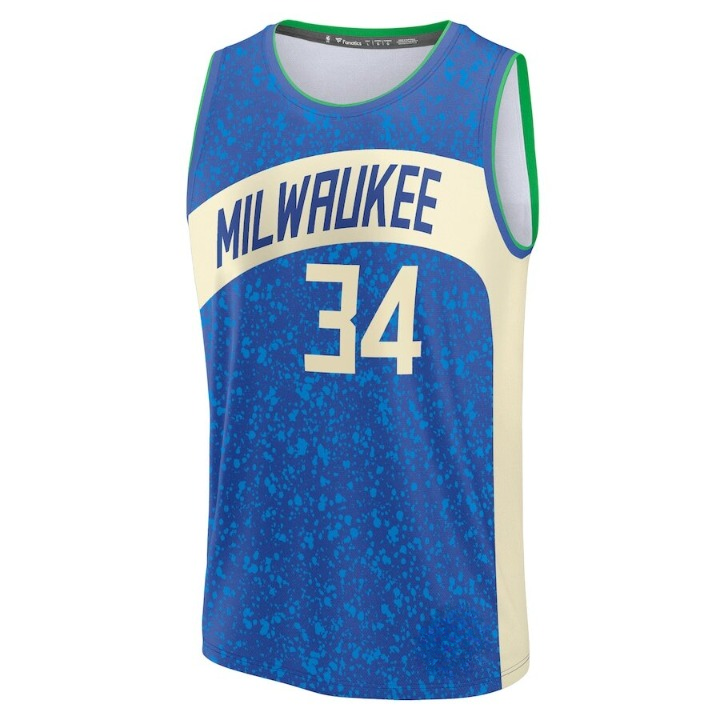 Men's Milwaukee Bucks Giannis Antetokounmpo Royal Jersey