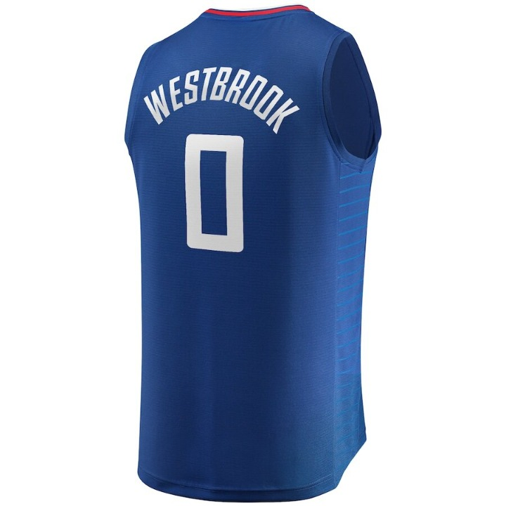 Men's LA Clippers Russell Westbrook Royal Jersey