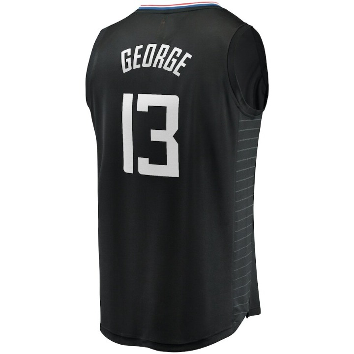 Men's LA Clippers Paul George Black Jersey