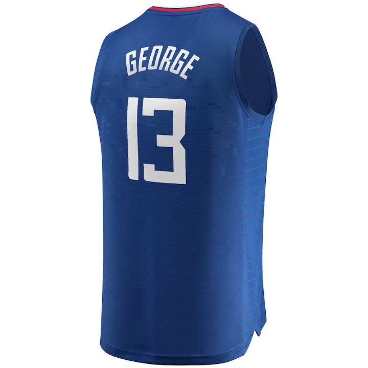 Men's LA Clippers Paul George Royal Jersey