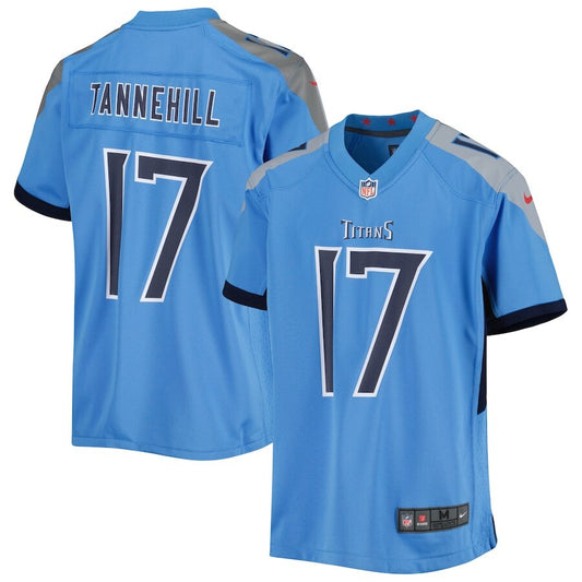 Youth Tennessee Titans Ryan Tannehill Light Blue Jersey