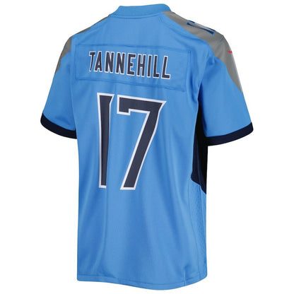 Men's Tennessee Titans Ryan Tannehill Light Blue Jersey