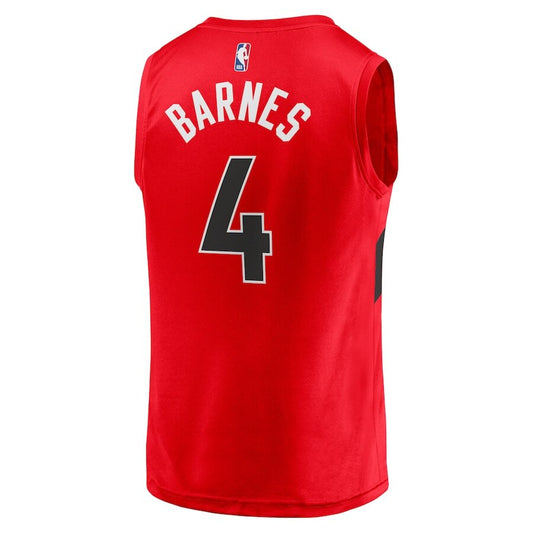 Toronto Raptors Scottie Barnes Red Jersey