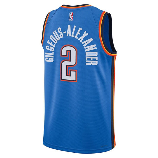 Oklahoma City Thunder Shai Gilgeous-Alexander Blue Jersey