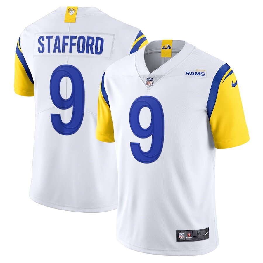 Men's Los Angeles Rams Matthew Stafford White Alternate Jersey